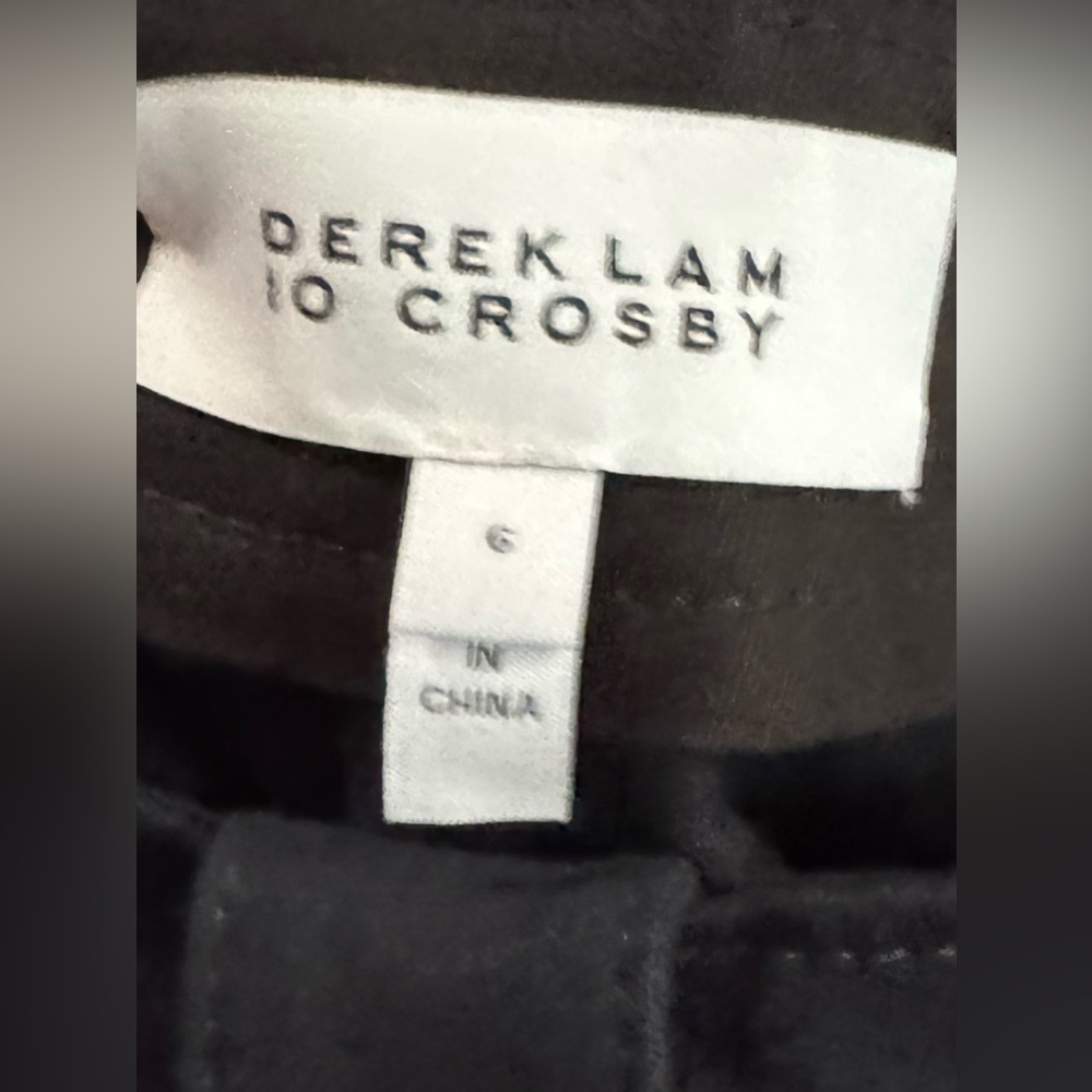 DEREK LAM 10 CROSBY ROBERTSON FLARE TROUSERS navy blue 6 - Picture 3 of 5